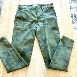 Sanctuary camo straight leg pants
